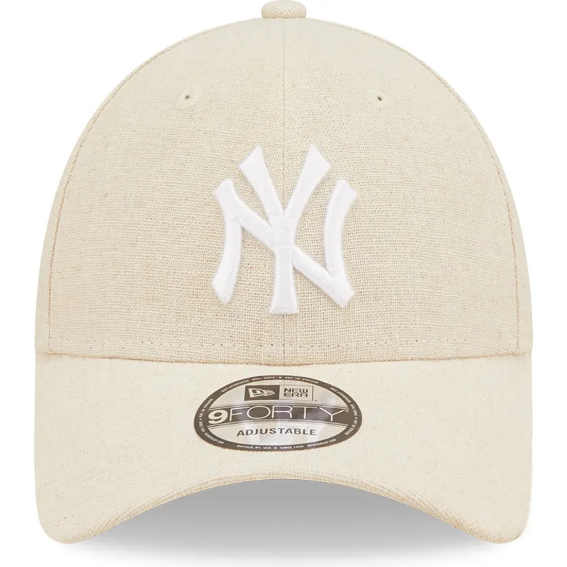 petten-gebogen-beige-verstelbaar-9forty-linen-van-new-york-yankees-mlb-van-new-era petten-gebogen-beige-verstelbaar-9forty-linen-van-new-york-yankees-mlb-van-new-era