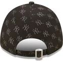petten-gebogen-zwart-verstelbaar-9forty-monogram-van-new-york-yankees-mlb-van-new-era