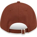 petten-gebogen-bruin-verstelbaar-9forty-linen-van-new-york-yankees-mlb-van-new-era