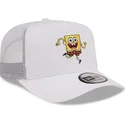 petten-gebogen-wit-snapback-a-frame-van-spongebob-van-new-era