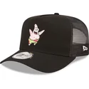 petten-gebogen-zwart-snapback-a-frame-van-patrick-ster-spongebob-van-new-era
