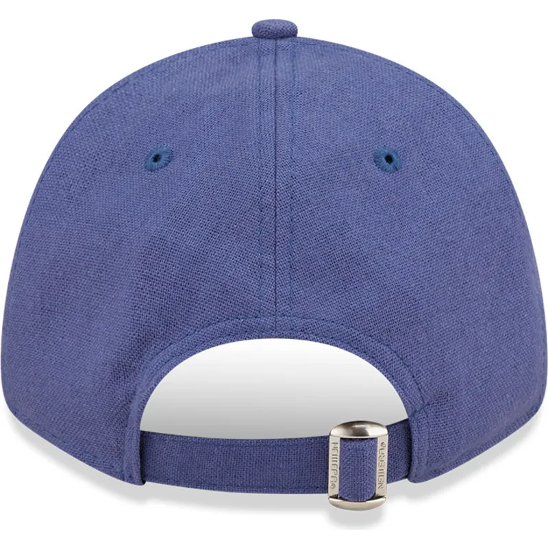 petten-gebogen-blauw-verstelbaar-9forty-linen-van-new-york-yankees-mlb-van-new-era