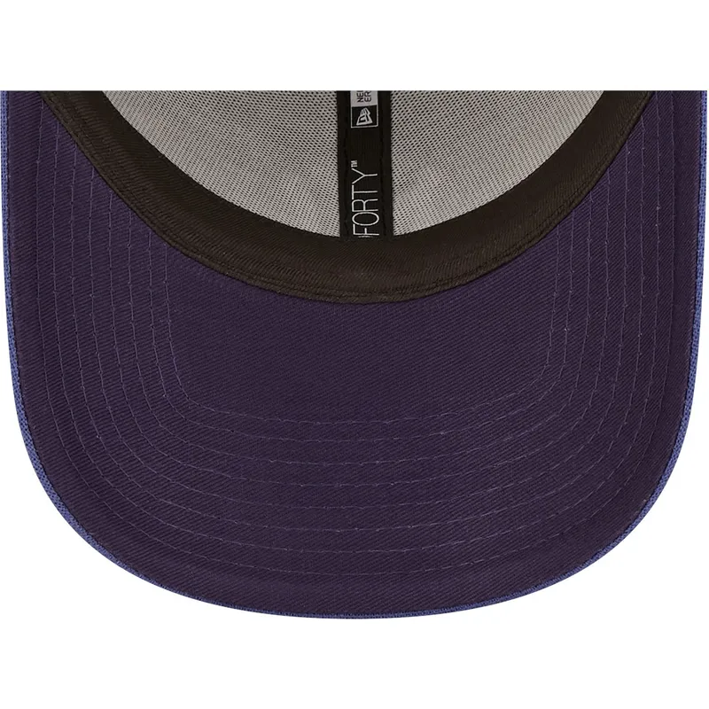 petten-gebogen-blauw-verstelbaar-9forty-linen-van-new-york-yankees-mlb-van-new-era