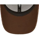 petten-gebogen-bruin-verstelbaar-9forty-monogram-van-new-york-yankees-mlb-van-new-era
