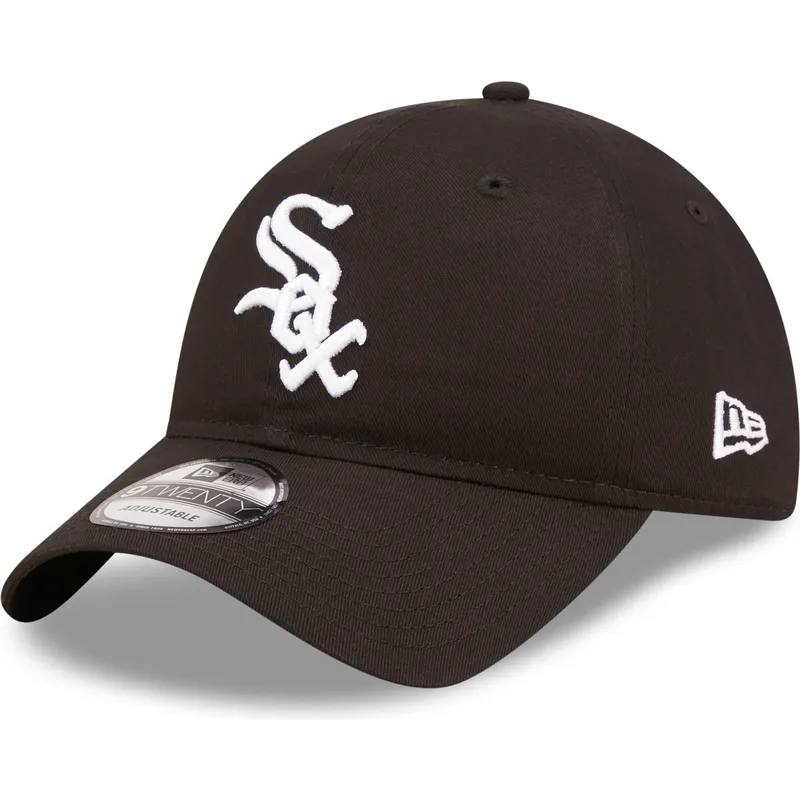 petten-gebogen-zwart-verstelbaar-9twenty-league-essential-van-chicago-white-sox-mlb-van-new-era petten-gebogen-zwart-verstelbaar-9twenty-league-essential-van-chicago-white-sox-mlb-van-new-era