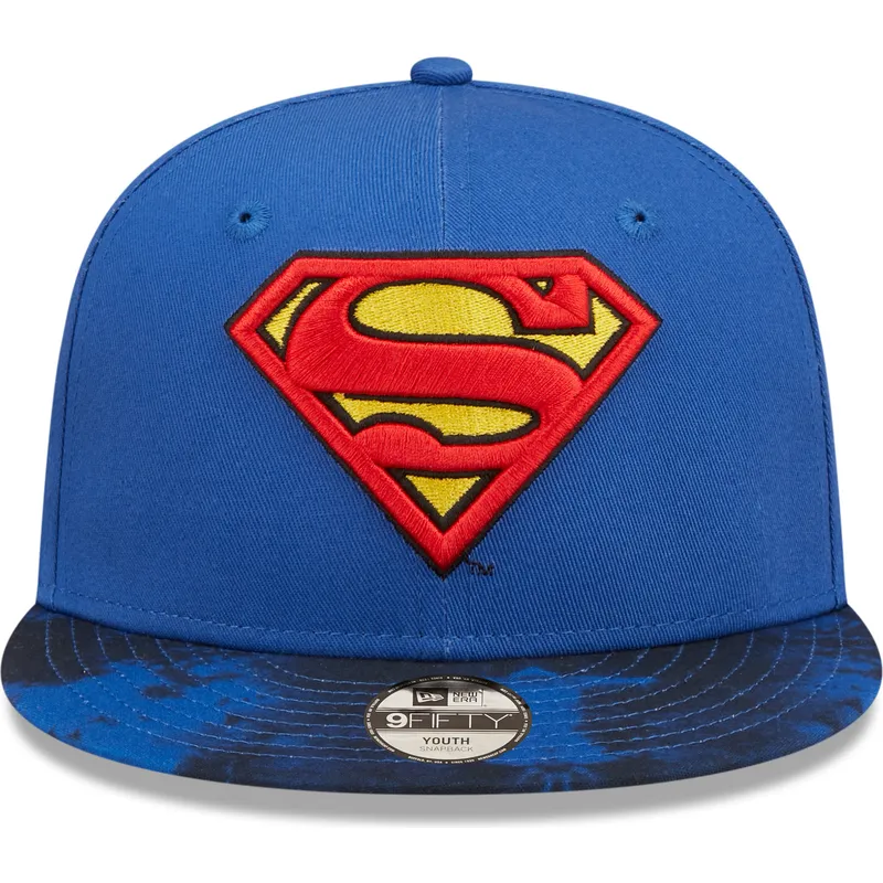 petten-plat-blauw-snapback-voor-kinderen-9fifty-van-superman-dc-comics-van-new-era petten-plat-blauw-snapback-voor-kinderen-9fifty-van-superman-dc-comics-van-new-era