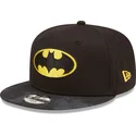 petten-plat-zwart-snapback-voor-kinderen-9fifty-van-batman-dc-comics-van-new-era