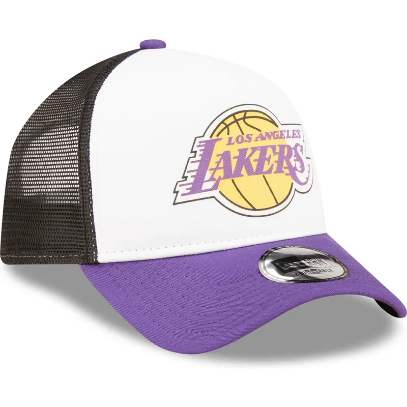 petten-gebogen-paars-snapback-a-frame-frame-team-colour-van-los-angeles-lakers-nba-van-new-era