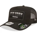 petten-gebogen-zwart-snapback-new-york-a-frame-repreve-usa-state-van-new-era