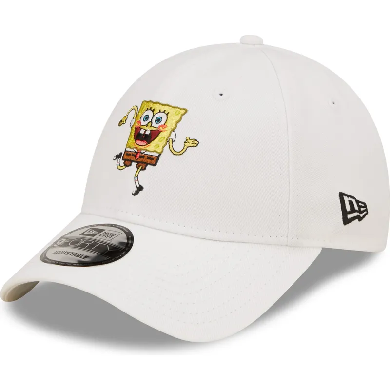 petten-gebogen-wit-verstelbaar-9forty-van-spongebob-van-new-era