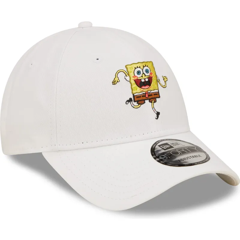 petten-gebogen-wit-verstelbaar-9forty-van-spongebob-van-new-era