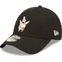 petten-gebogen-zwart-verstelbaar-9forty-van-patrick-ster-spongebob-van-new-era