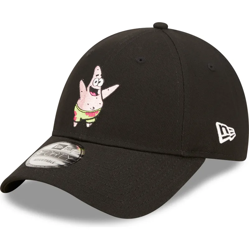 petten-gebogen-zwart-verstelbaar-9forty-van-patrick-ster-spongebob-van-new-era