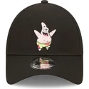 petten-gebogen-zwart-verstelbaar-9forty-van-patrick-ster-spongebob-van-new-era