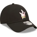 petten-gebogen-zwart-verstelbaar-9forty-van-patrick-ster-spongebob-van-new-era