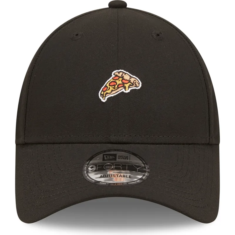 petten-gebogen-zwart-verstelbaar-pizza-have-a-slice-9forty-food-icon-van-new-era