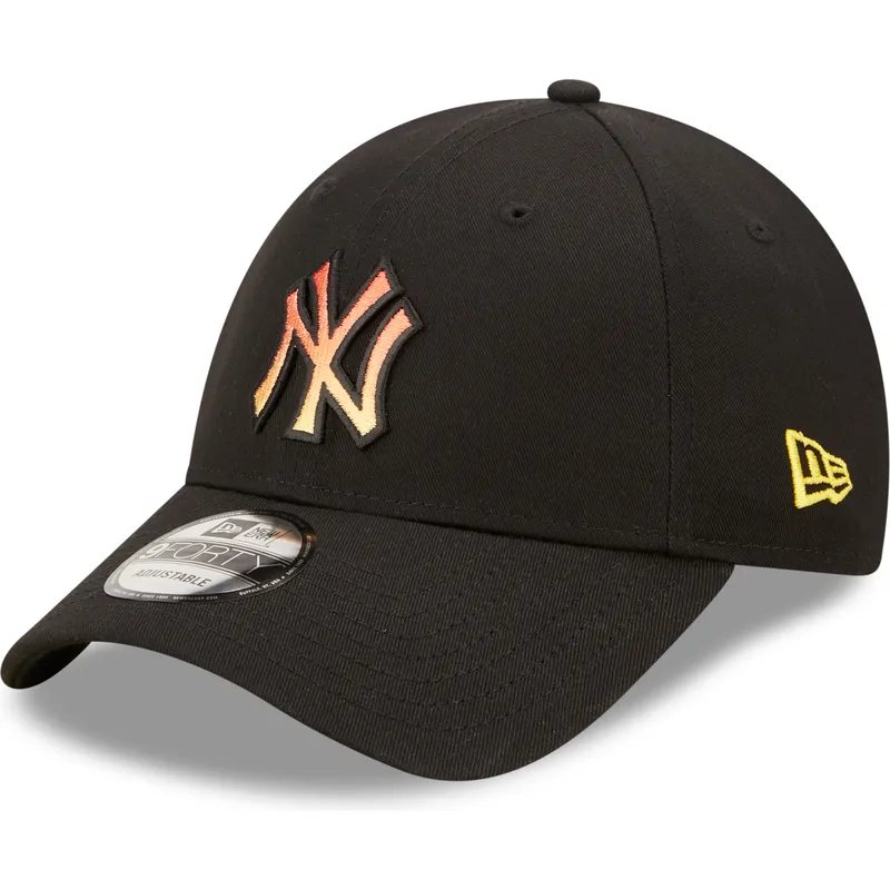 petten-gebogen-zwart-verstelbaar-9forty-gradient-infill-van-new-york-yankees-mlb-van-new-era