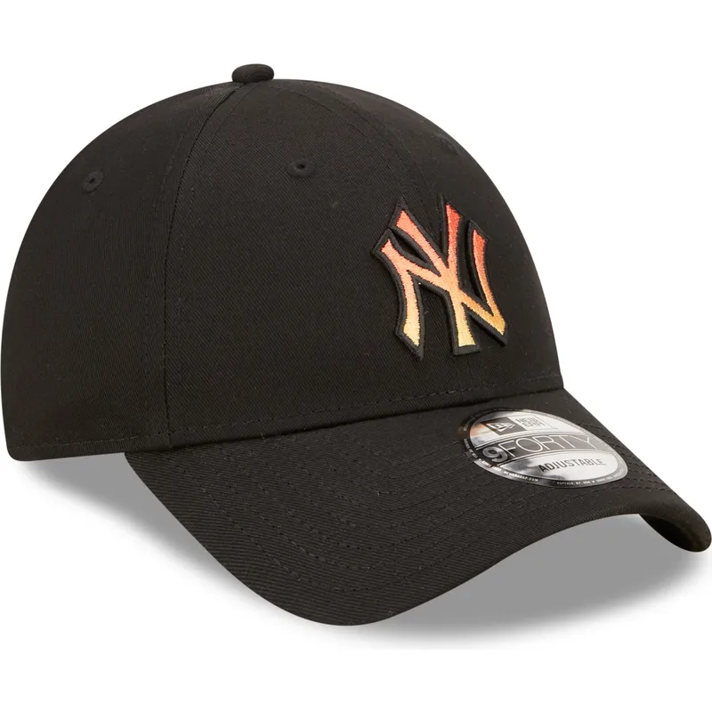 petten-gebogen-zwart-verstelbaar-9forty-gradient-infill-van-new-york-yankees-mlb-van-new-era