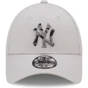 petten-gebogen-grijs-verstelbaar-9forty-seasonal-infill-van-new-york-yankees-mlb-van-new-era