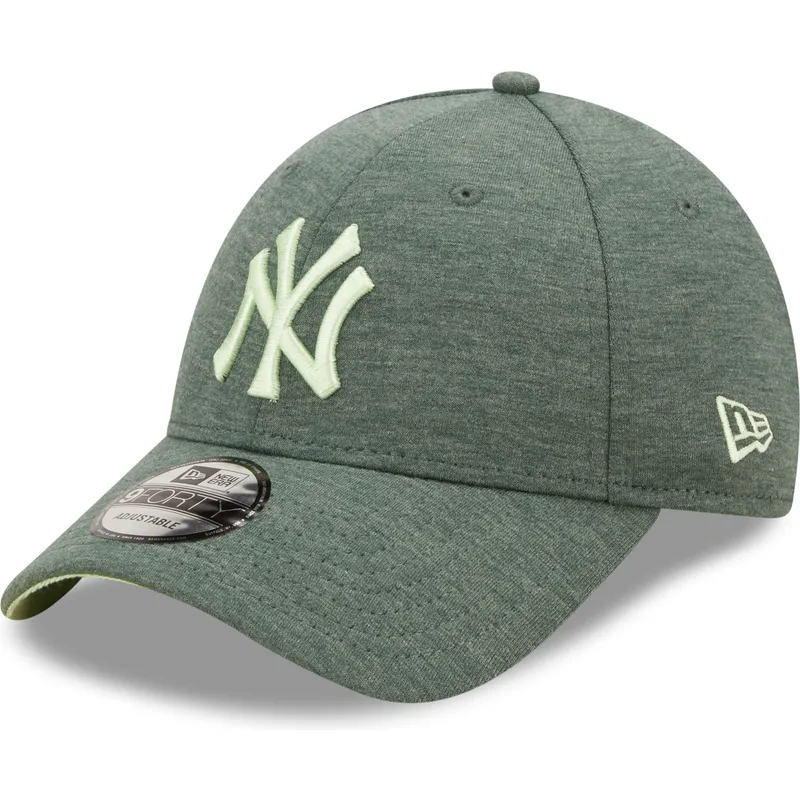petten-gebogen-groen-verstelbaar-9forty-jersey-essential-van-new-york-yankees-mlb-van-new-era