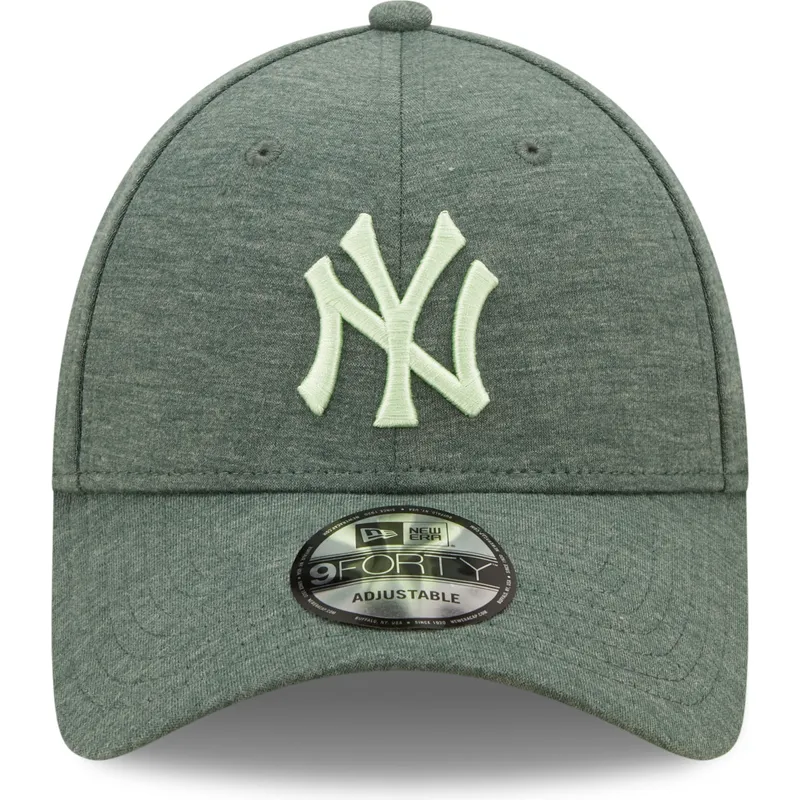 petten-gebogen-groen-verstelbaar-9forty-jersey-essential-van-new-york-yankees-mlb-van-new-era