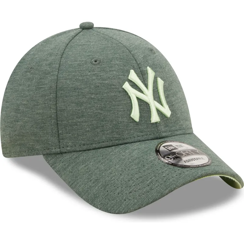 petten-gebogen-groen-verstelbaar-9forty-jersey-essential-van-new-york-yankees-mlb-van-new-era