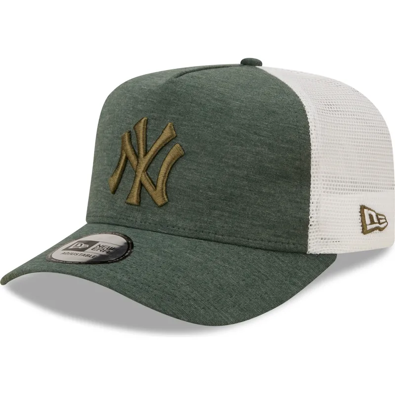 petten-gebogen-groen-snapback-a-frame-jersey-essential-van-new-york-yankees-mlb-van-new-era