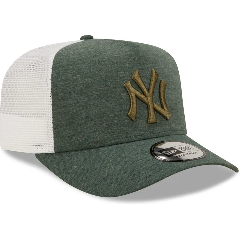 petten-gebogen-groen-snapback-a-frame-jersey-essential-van-new-york-yankees-mlb-van-new-era