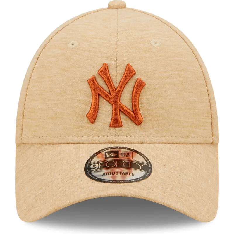 petten-gebogen-bruin-verstelbaar-9forty-jersey-essential-van-new-york-yankees-mlb-van-new-era