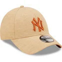 petten-gebogen-bruin-verstelbaar-9forty-jersey-essential-van-new-york-yankees-mlb-van-new-era