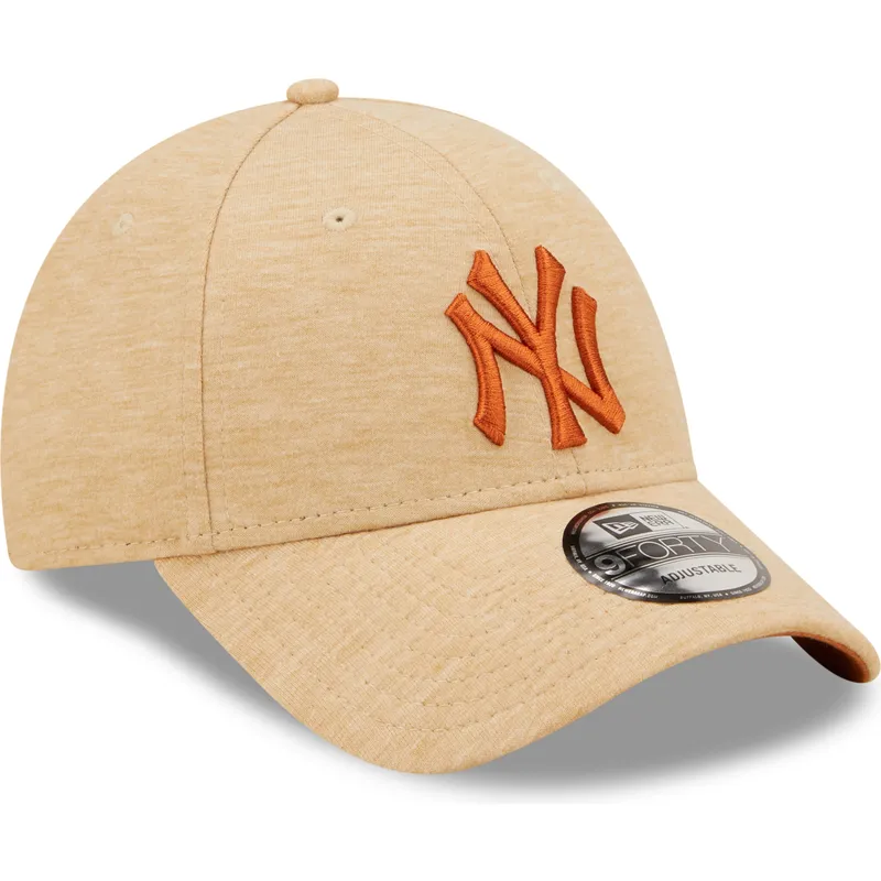 petten-gebogen-bruin-verstelbaar-9forty-jersey-essential-van-new-york-yankees-mlb-van-new-era