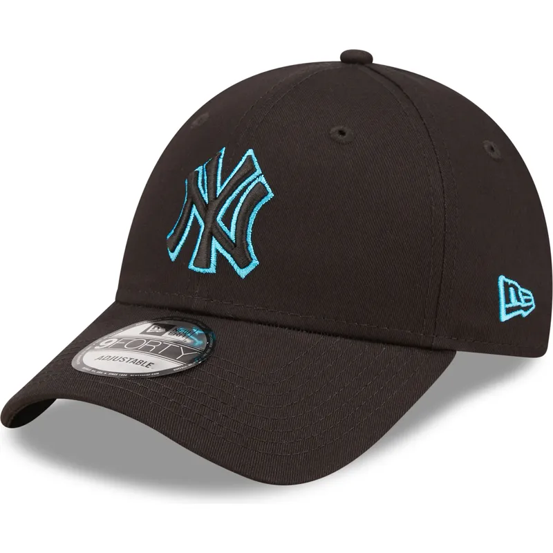 petten-gebogen-zwart-verstelbaar-9forty-neon-outline-van-new-york-yankees-mlb-van-new-era petten-gebogen-zwart-verstelbaar-9forty-neon-outline-van-new-york-yankees-mlb-van-new-era
