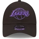 petten-gebogen-zwart-verstelbaar-9forty-neon-outline-van-los-angeles-lakers-nba-van-new-era
