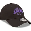 petten-gebogen-zwart-verstelbaar-9forty-neon-outline-van-los-angeles-lakers-nba-van-new-era