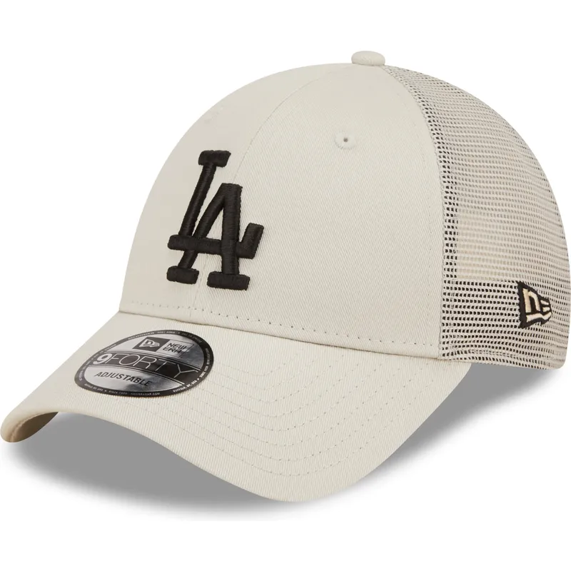 petten-gebogen-beige-verstelbaar-a-frame-home-field-van-los-angeles-dodgers-mlb-van-new-era