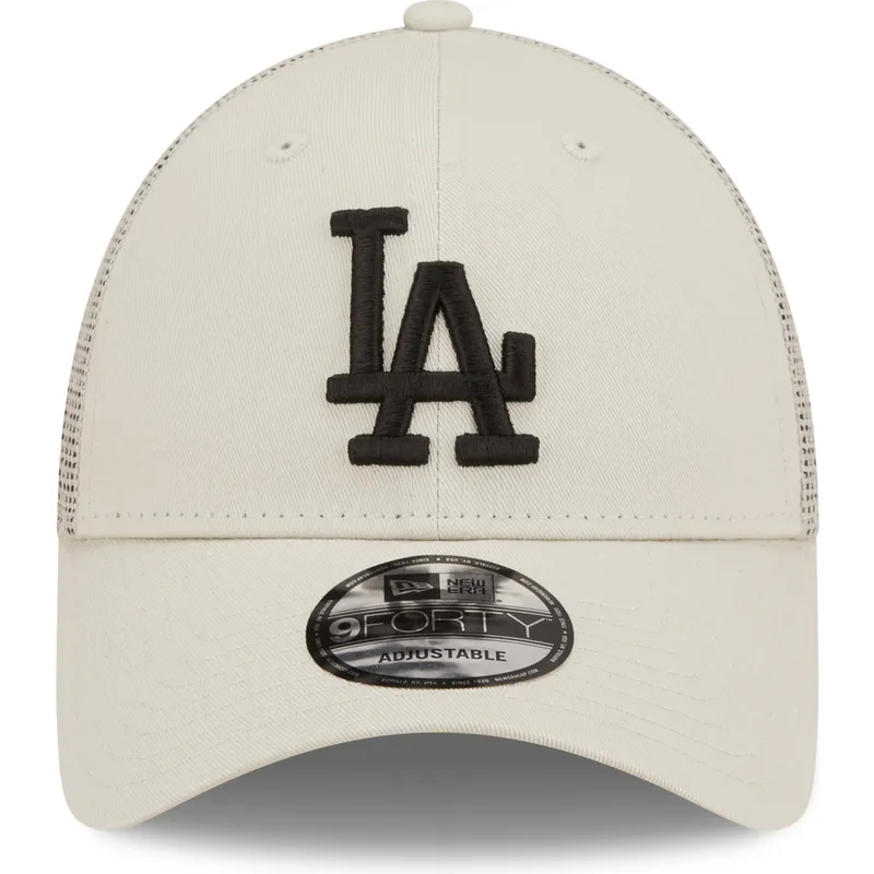 petten-gebogen-beige-verstelbaar-a-frame-home-field-van-los-angeles-dodgers-mlb-van-new-era