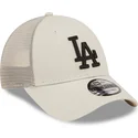 petten-gebogen-beige-verstelbaar-a-frame-home-field-van-los-angeles-dodgers-mlb-van-new-era
