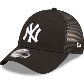 Petten gebogen zwart verstelbaar A Frame Home Field van New York Yankees MLB van New Era