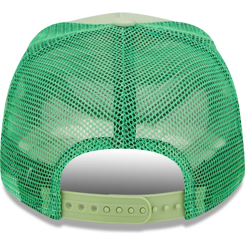 petten-gebogen-groen-snapback-a-frame-tonal-mesh-van-new-york-yankees-mlb-van-new-era