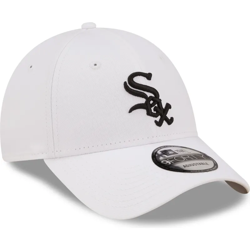petten-gebogen-wit-verstelbaar-9forty-league-essential-van-chicago-white-sox-mlb-van-new-era