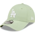 petten-gebogen-groen-verstelbaar-9forty-league-essential-van-los-angeles-dodgers-mlb-van-new-era
