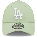 petten-gebogen-groen-verstelbaar-9forty-league-essential-van-los-angeles-dodgers-mlb-van-new-era