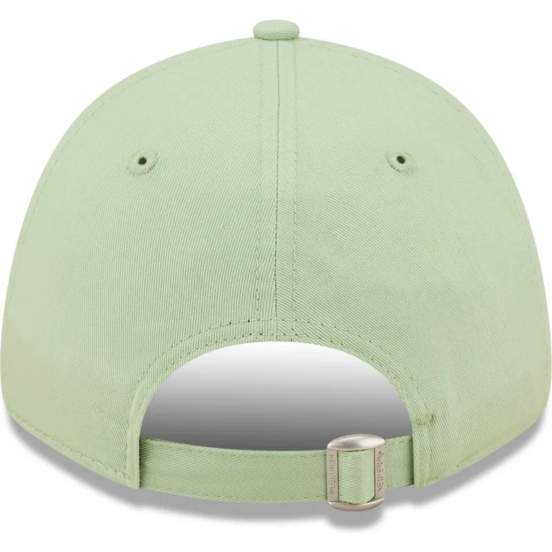 petten-gebogen-groen-verstelbaar-9forty-league-essential-van-los-angeles-dodgers-mlb-van-new-era