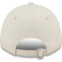 petten-gebogen-beige-verstelbaar-9forty-league-essential-van-new-york-yankees-mlb-van-new-era