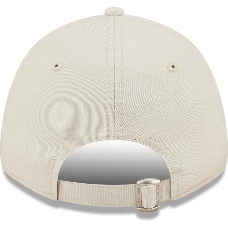 petten-gebogen-beige-verstelbaar-9forty-league-essential-van-new-york-yankees-mlb-van-new-era