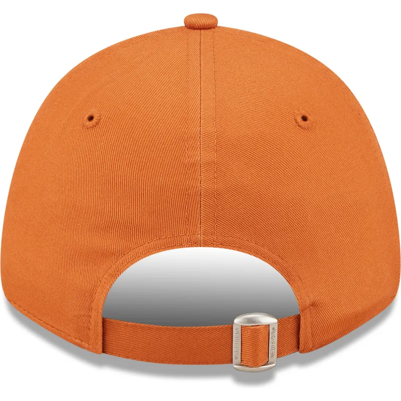 petten-gebogen-oranje-verstelbaar-9forty-league-essential-van-new-york-yankees-mlb-van-new-era