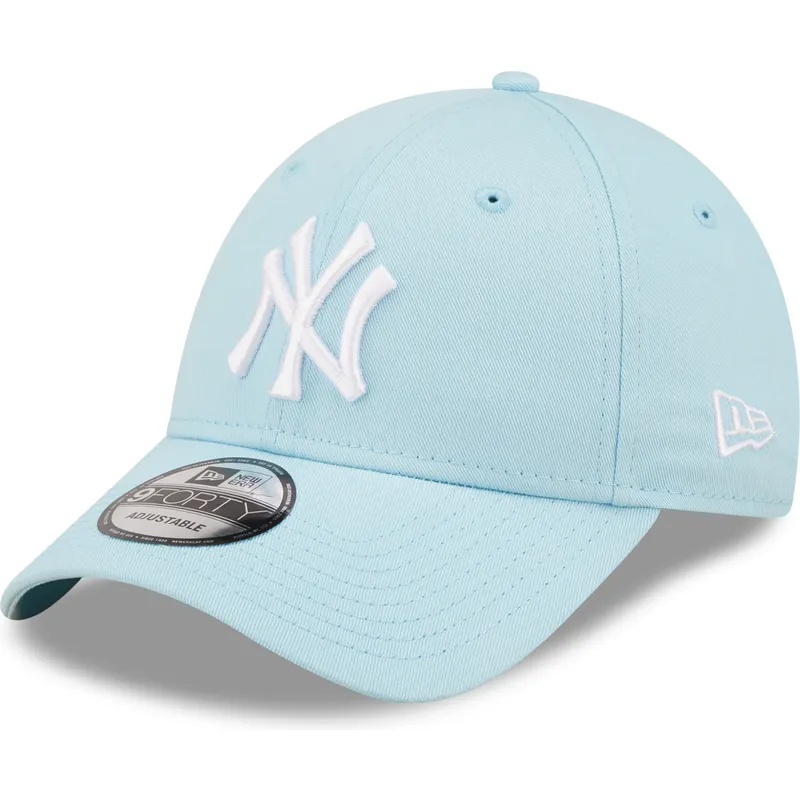 petten-gebogen-blauw-verstelbaar-9forty-league-essential-van-new-york-yankees-mlb-van-new-era