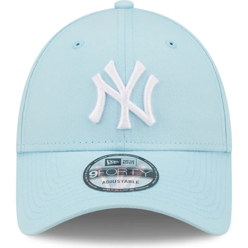 petten-gebogen-blauw-verstelbaar-9forty-league-essential-van-new-york-yankees-mlb-van-new-era