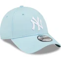 petten-gebogen-blauw-verstelbaar-9forty-league-essential-van-new-york-yankees-mlb-van-new-era