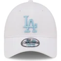 petten-gebogen-wit-verstelbaar-9forty-league-essential-van-los-angeles-dodgers-mlb-van-new-era